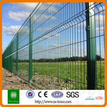 China Fábrica de PVC revestido soldado curvado cerca 3D Wire Mesh Fence